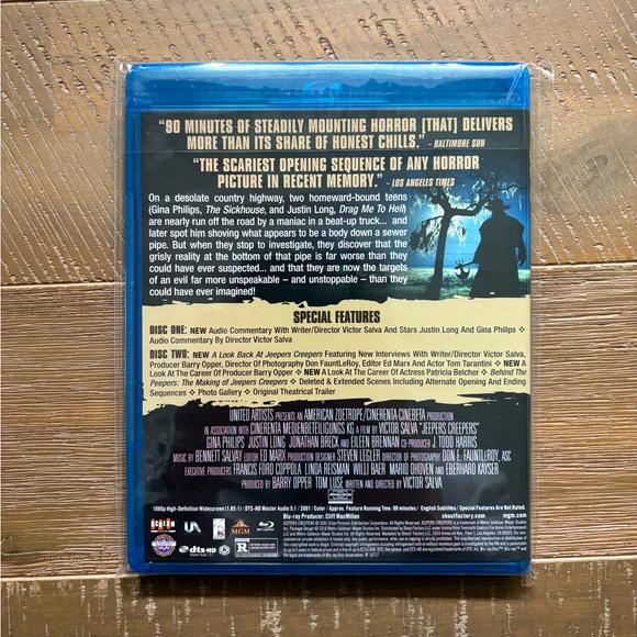 Jeepers Creepers Collector’s Edition Blu-Ray Horror Movie - Picture 2 of 2